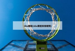 nba赛程(nba赛程安排规则)