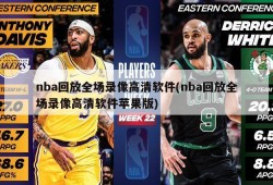 nba回放全场录像高清软件(nba回放全场录像高清软件苹果版)