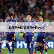 欧冠积分榜(欧冠积分榜2024)